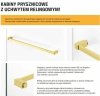 NEW TRENDY Kabina prysznicowa 90x70x200 AVEXA GOLD SHINE z wieszakiem relingowym EXK-3168/EXK-3198